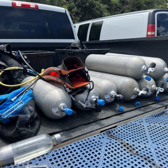 Fathom Five Divers - Getting ready for our scuba diving adventures - Boat Charters Near Me - Koloa, Hawaii