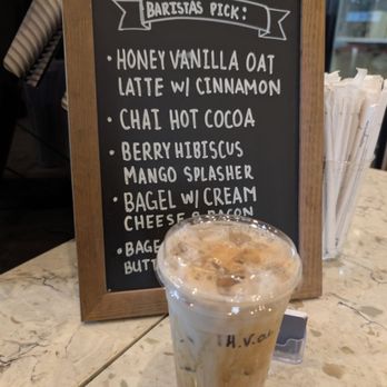 Moa Coffee - Broadway - Honey vanilla oat latte w/cinnamon - Coffee & Tea Near Me - Astoria, New York Moa Coffee - Broadway - Honey vanilla oat latte w/cinnamon - Coffee & Tea Near Me - Astoria, New York