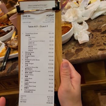 Shoo Loong Kan Hotpot - Final Tally - Hot Pot Near Me - Chicago, Illinois Shoo Loong Kan Hotpot - Final Tally - Hot Pot Near Me - Chicago, Illinois