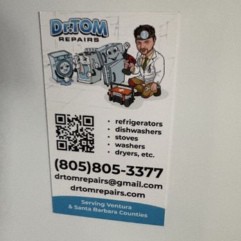 Dr Tom Appliance Repairs - Appliances & Repair Near Me