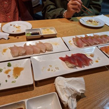 X-Fish Izakaya - Dude idk this was what we ordered and I don't know what's what. - Sushi Bars Near Me - Brea, California X-Fish Izakaya - Dude idk this was what we ordered and I don't know what's what. - Sushi Bars Near Me - Brea, California