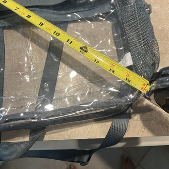 Hertz Arena - Clear bag with measurements that are within the guidelines but I was told I could not bring it in... - Stadiums & Arenas Near Me - Estero, Florida Hertz Arena - Clear bag with measurements that are within the guidelines but I was told I could not bring it in... - Stadiums & Arenas Near Me - Estero, Florida