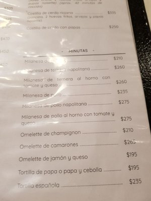Menu photo 5 Paxapoga del Mar Pinamar, C