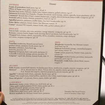 Trecento Quindici - Dinner menu - Italian Near Me - Aspen, Colorado Trecento Quindici - Dinner menu - Italian Near Me - Aspen, Colorado