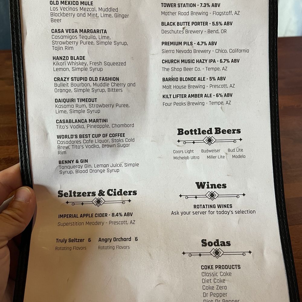 Menu Menu