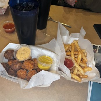 Crazy Crab - F7. Chicken Nuggets Basket A6. Crab Balls S3. Fries - Cajun/Creole Near Me - Fairfax, Virginia Crazy Crab - F7. Chicken Nuggets Basket A6. Crab Balls S3. Fries - Cajun/Creole Near Me - Fairfax, Virginia
