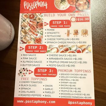 Pastaphony - Menu - Italian Near Me - Fullerton, California Pastaphony - Menu - Italian Near Me - Fullerton, California
