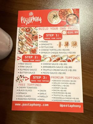 Menu photo 2 Pastaphony Fullerton, CA Menu photo 2 Pastaphony Fullerton, CA