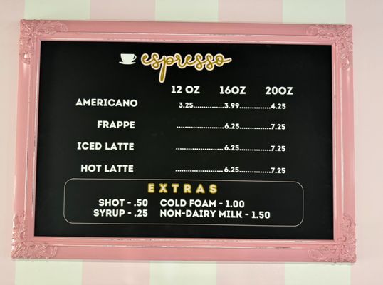 Menu photo 1 Vann’s Espresso and Creamery Walnut Grove, MS