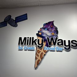 Milky Ways Ice Cream & Cereal Bar - Logo