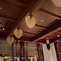 Long Bar - Inside ceiling, hand fans that actually move from side to side