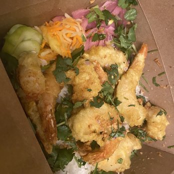 Ekiben - Crispy shrimp bowl - Asian Fusion Near Me - Baltimore, Maryland