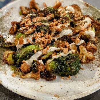 Goen Dining + Bar - Crispy Brussels and Cauliflower - Pan Asian Near Me - Kailua, Hawaii
