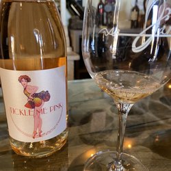 Scott Harvey Wines Tasting Room - Tickle Me Pink, rosé $20 Fun summer wine