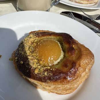 Bisou - Apricot pistachio pastry - Coffee & Tea Near Me - Kansas City, Missouri Bisou - Apricot pistachio pastry - Coffee & Tea Near Me - Kansas City, Missouri