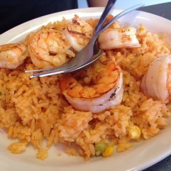 La Loma Restaurant - Kids shrimp and rice - Mexican Near Me - Clarksville, Indiana