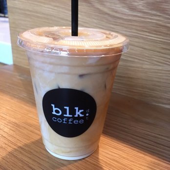 Blk Dot Coffee - Iced coffee with creamer and sugar free vanilla - Coffee & Tea Near Me - Irvine, California