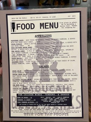 Menu photo 5 Paducah Beer Werks Paducah, KY Menu photo 5 Paducah Beer Werks Paducah, KY
