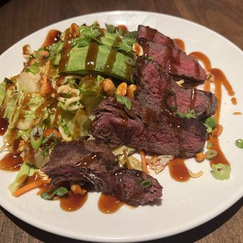 Land Ocean Restaurant Sparks - Thai Salad w/ Wagyu Sirloin! - New American Near Me - Sparks, Nevada Land Ocean Restaurant Sparks - Thai Salad w/ Wagyu Sirloin! - New American Near Me - Sparks, Nevada