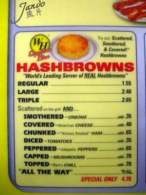 Menu photo 4 Waffle House Baton Rouge, LA