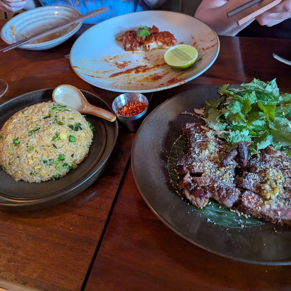 The Tyger - Singaporean chili crab fried rice and crying tiger steak - Cocktail Bars Near Me - New York, New York The Tyger - Singaporean chili crab fried rice and crying tiger steak - Cocktail Bars Near Me - New York, New York