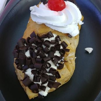 Hellas Restaurant - Greek Canoli is bigger than Italian Canoli. Just saying. It's a fact here. - Bakeries Near Me - Tarpon Springs, Florida