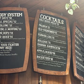 Idle Hour - Bar menu Sep'26 - American Near Me - Los Angeles, California