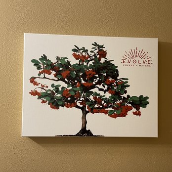Evolve Coffee + Matcha - Nice Art Inside Bathroom - Coffee & Tea Near Me - Metairie, Louisiana