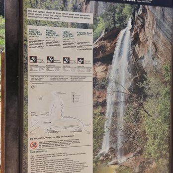Emerald Pools - Trailhead information - Hiking Near Me - Zion National Park, Utah