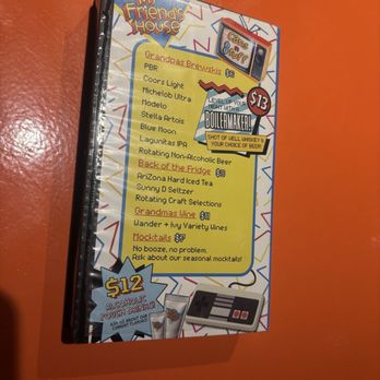 My Friend’s House - Beer and wine menu - Pizza Near Me - Redlands, California