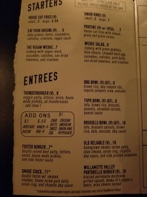 Menu photo 6 Thunderbird Portland, OR Menu photo 6 Thunderbird Portland, OR