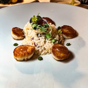 Bernardin's Restaurant - Sea Scallops Risotto - New American Near Me - Winston Salem, North Carolina Bernardin's Restaurant - Sea Scallops Risotto - New American Near Me - Winston Salem, North Carolina
