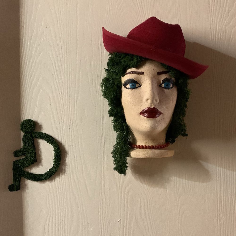 MidPoint Wine Bar & Restaurant - Women's restroom door - Pizza Near Me - Latham, New York MidPoint Wine Bar & Restaurant - Women's restroom door - Pizza Near Me - Latham, New York