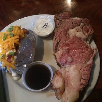 Mary's Bar & Grill - Prime Rib, baked potatoe, also came with a salad $15.99 - American Near Me - Longview, Washington Mary's Bar & Grill - Prime Rib, baked potatoe, also came with a salad $15.99 - American Near Me - Longview, Washington