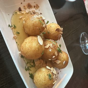 CRAFT Bayside - Goat Cheese Croquettes, Honey Toasted Almonds & Parsley - Breakfast & Brunch Near Me - Miami, Florida
