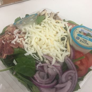 Korner Slice - Spinach Salad with dressings on the side. - Pizza Near Me - Humble, Texas