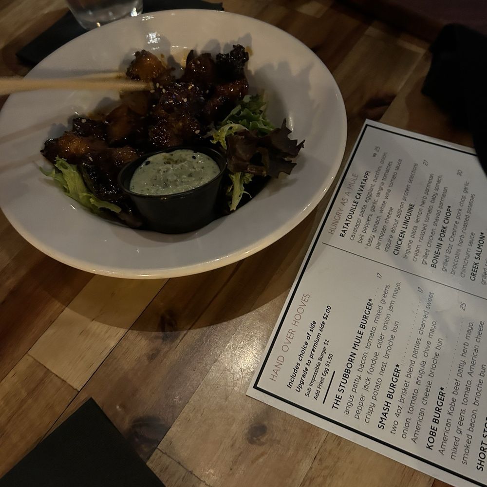 The Stubborn Mule - Sticky Pork Belly - New American Near Me - Orlando, Florida The Stubborn Mule - Sticky Pork Belly - New American Near Me - Orlando, Florida