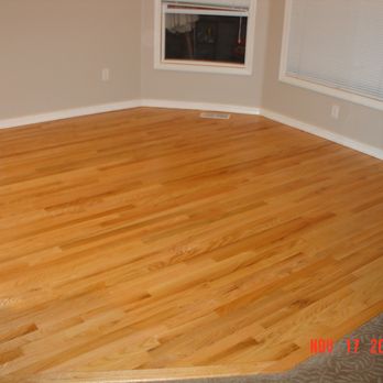 Quality Choice Hardwood Flooring - Refinished 30-year-old dining room red oak flooring. - Flooring Near Me Quality Choice Hardwood Flooring - Refinished 30-year-old dining room red oak flooring. - Flooring Near Me