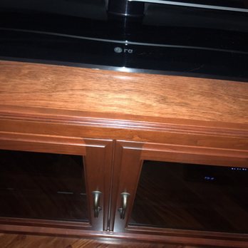 Touch-Up Specialties - Tv stand after repair - Furniture Repair Near Me - Yorba Linda, California