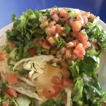 Wahoo's Fish Tacos - Notice the cabbage. There was a lot more under the lettuce. - Sports Bars Near Me - Henderson, Nevada Wahoo's Fish Tacos - Notice the cabbage. There was a lot more under the lettuce. - Sports Bars Near Me - Henderson, Nevada