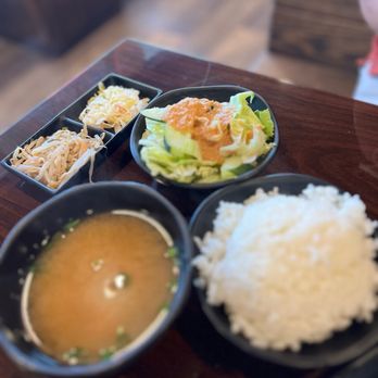 Kuni Restaurant - Miso soup and salad - Japanese Near Me - Waipahu, Hawaii Kuni Restaurant - Miso soup and salad - Japanese Near Me - Waipahu, Hawaii