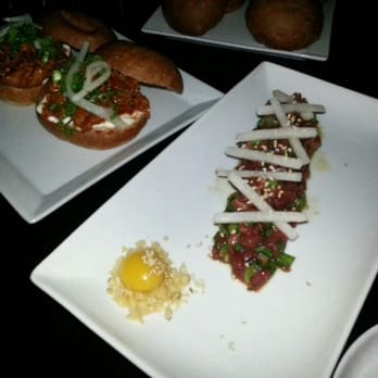 Chan Seattle - Steak tartare and kobe beef sliders - Asian Fusion Near Me - Seattle, Washington Chan Seattle - Steak tartare and kobe beef sliders - Asian Fusion Near Me - Seattle, Washington