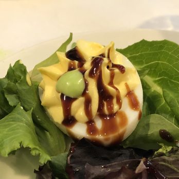 Stone Row Pub & Eatery - Deviled egg app...by far one of the best (if not THE best) we have ever had.  The filling was smooth as silk!! - New American Near Me - Jim Thorpe, Pennsylvania