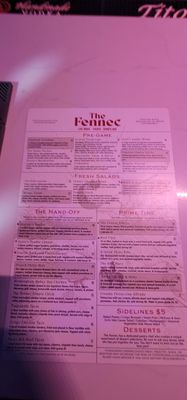 Menu photo 3 The Fennec Birmingham, AL