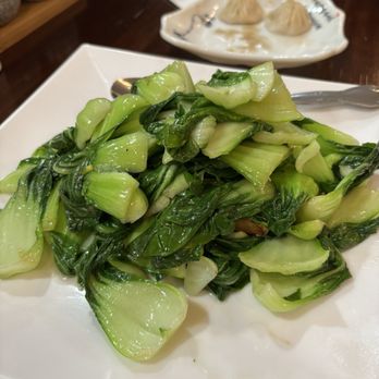 Ju Feng Yuan Dumpling Cafe - Sauteed Bok Choy with Garlic - Chinese Near Me - Poway, California Ju Feng Yuan Dumpling Cafe - Sauteed Bok Choy with Garlic - Chinese Near Me - Poway, California