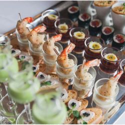 Amalfi White - Tray of awesome tasters for the guests