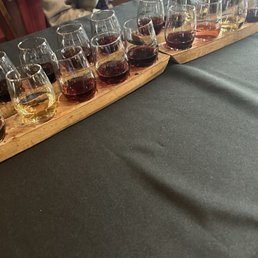 Me and my 3 friends wine tasting boards