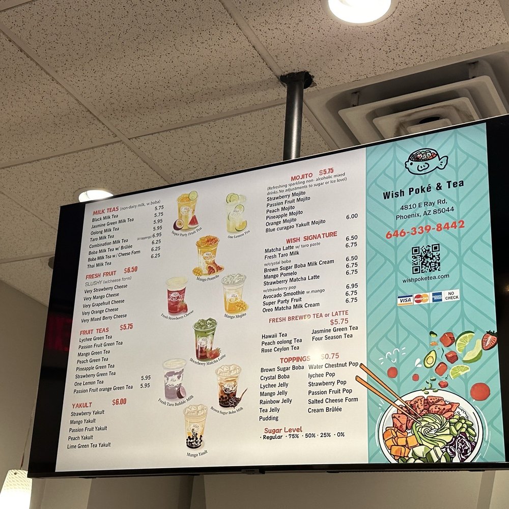 Wish Poke and Tea - boba menu - Bubble Tea Near Me - Phoenix, Arizona Wish Poke and Tea - boba menu - Bubble Tea Near Me - Phoenix, Arizona
