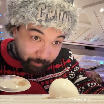 Disney Wish - Literally my face after tasting the no sugar added dessert at Frozen restaurant - Travel Services Near Me - Port Canaveral, Florida