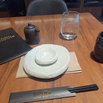 Tozen Sushi Bar - Place setting - Japanese Near Me - Vancouver, British Columbia Tozen Sushi Bar - Place setting - Japanese Near Me - Vancouver, British Columbia